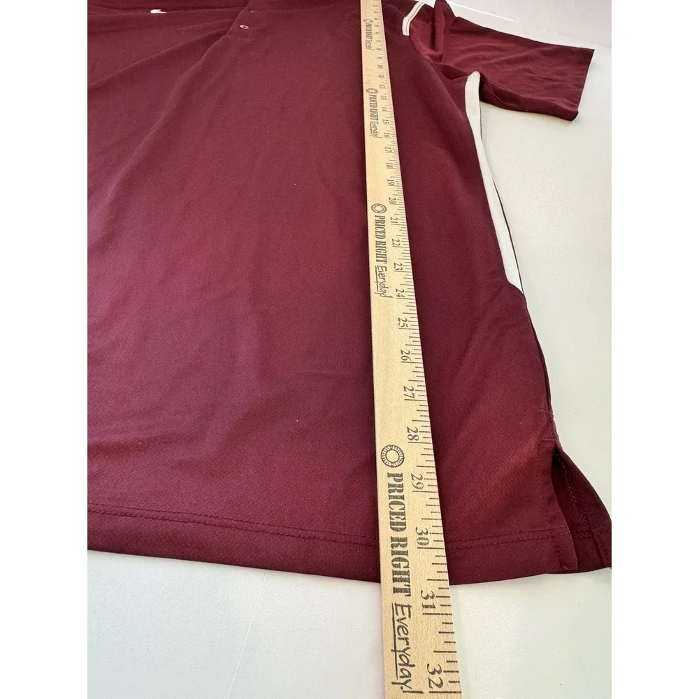 Nike Dri-Fit Polo Mens Shirt - L - Burgundy